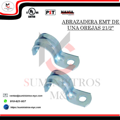 ABRAZADERA DE UNA OREJA DE 21/2
