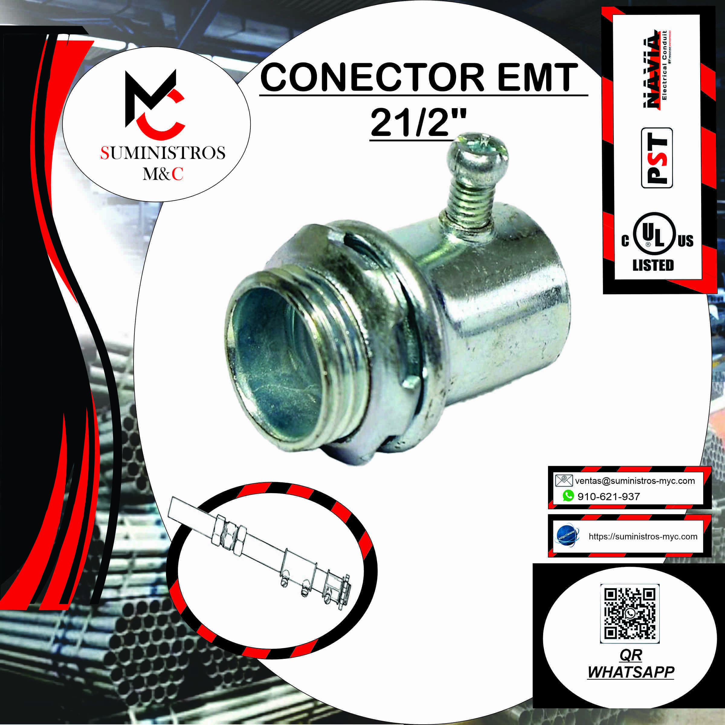 CONECTOR EMT 21-2