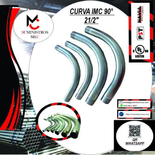 CURVA IMC 90° 21/2″ UL