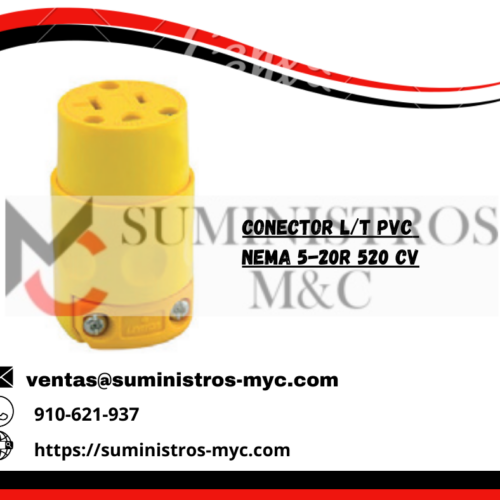 CONECTOR L/T PVC NEMA 5-20R 520CV