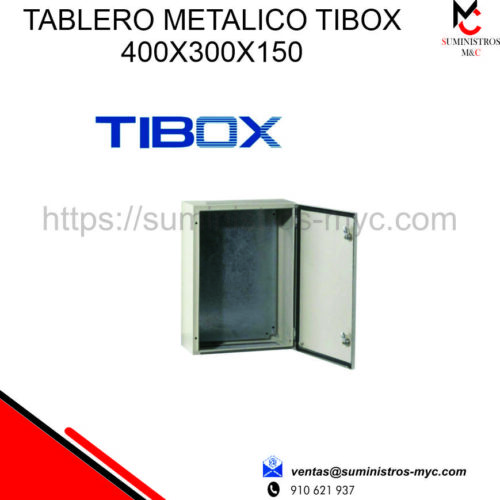 TABLERO METALICO 400X300X150 TIBOX
