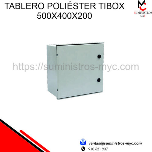 TABLERO POLIESTER 500X400X200 TIBOX