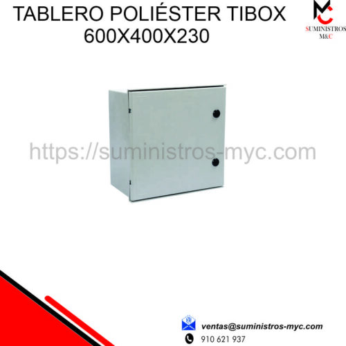 TABLERO POLIESTER 600X400X230 TIBOX