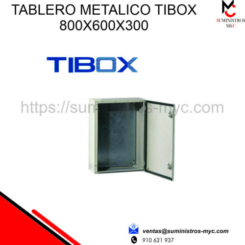 TABLERO METALICO 800X600X300 TIBOX